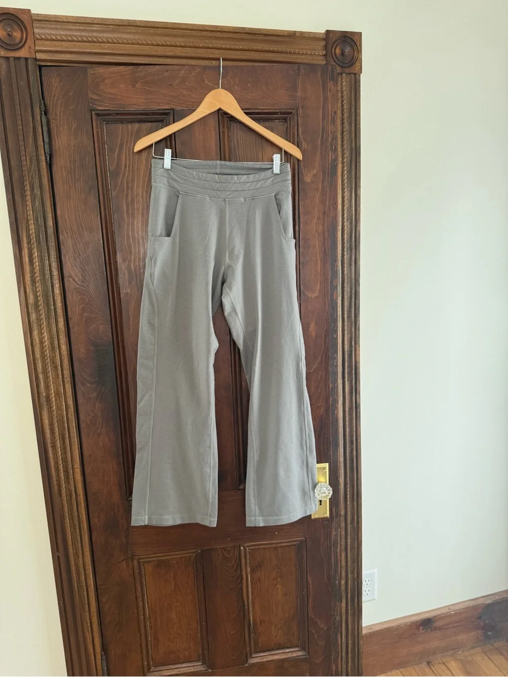 lululemon athletica Gray Wide-Leg Sweatpants